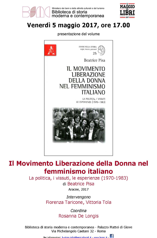 Il Movimento Liberazione della Donna nel femminismo italiano. La politica, i vissuti, le esperienze (1970-1983)