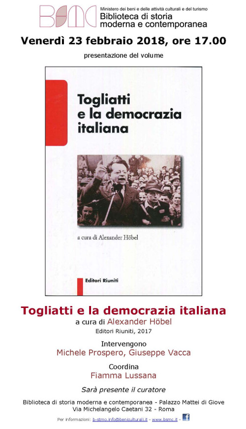 Togliatti e la democrazia italiana
