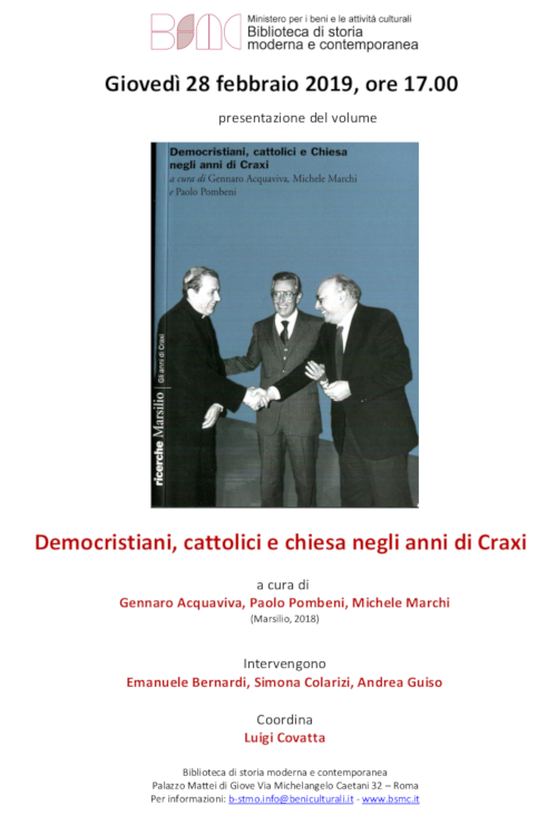 Democristiani, cattolici e chiesa negli anni di Craxi
