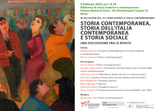 Storia contemporanea, storia dell'Italia contemporanea e storia sociale. Una discussione fra le riviste
