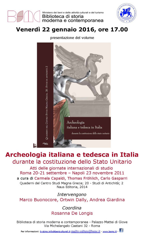 archeologia italiana e tedesca